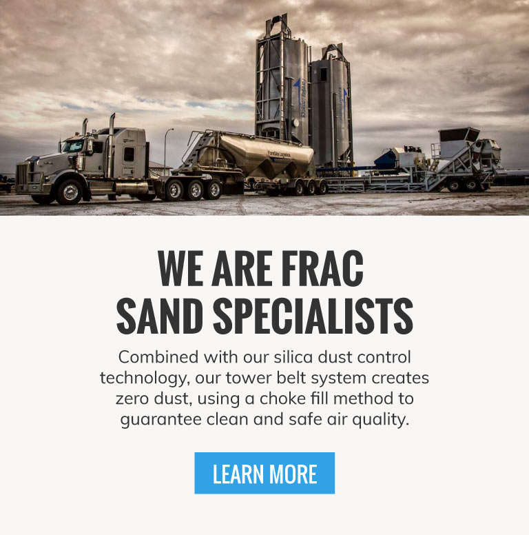 ForeSight Logistics - Frac Sand Specialists Grande Prairie - Tower Belt System