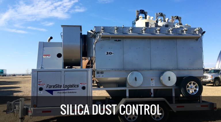Foresite Logistics Silica dust control equipment