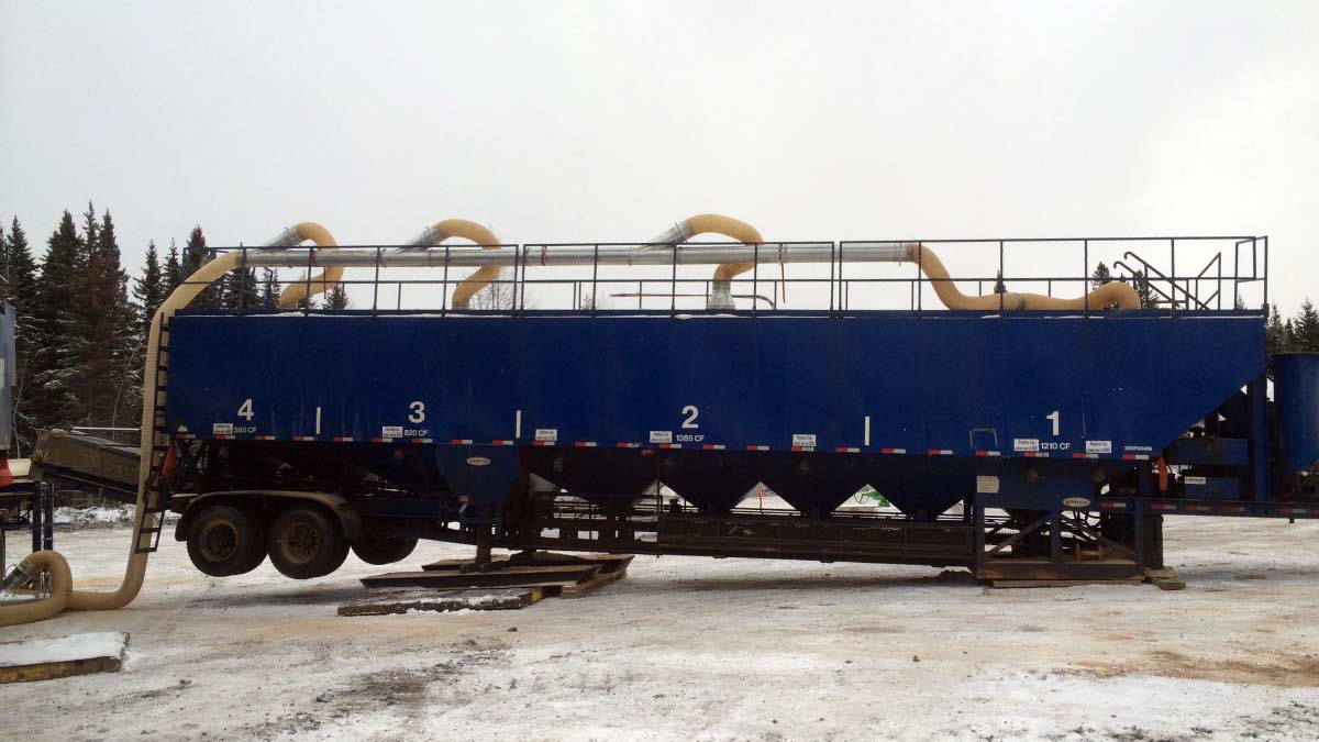 Silica dust collection - 0 Dust - Adaptable Dust collection system - fit to all Sand storage - safe frac sand site -